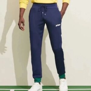 Prince Pickleball Ponte Pants Joggers Navy Blue Men's Large Athleisure Active